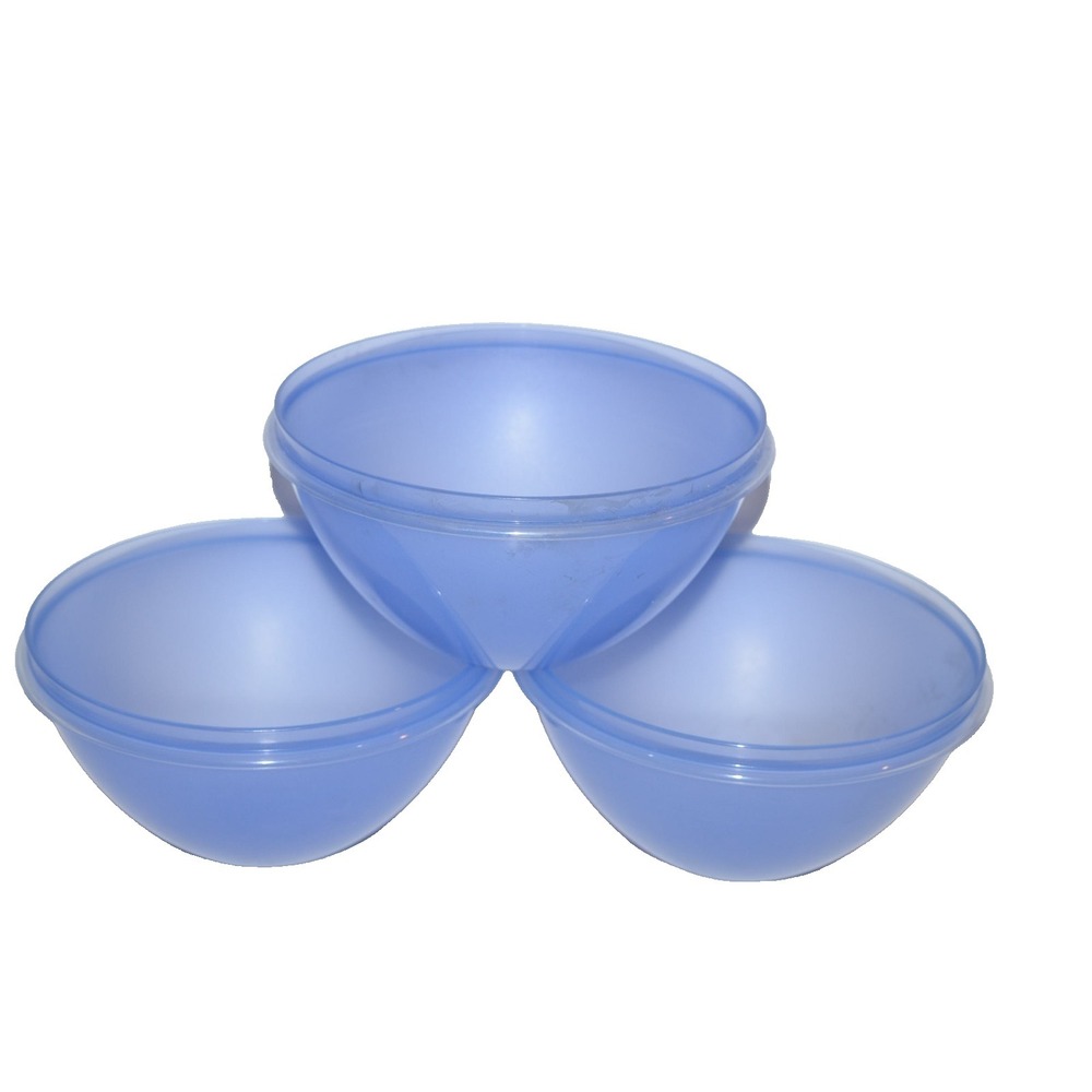 Tupperware Blue Wonderlier Bowl set   234 -11  3 pc‎ NO lids